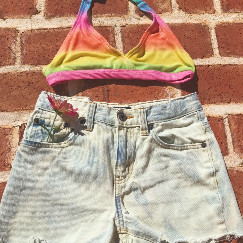 COPY  Xhilaration Ombré Bikini swim top